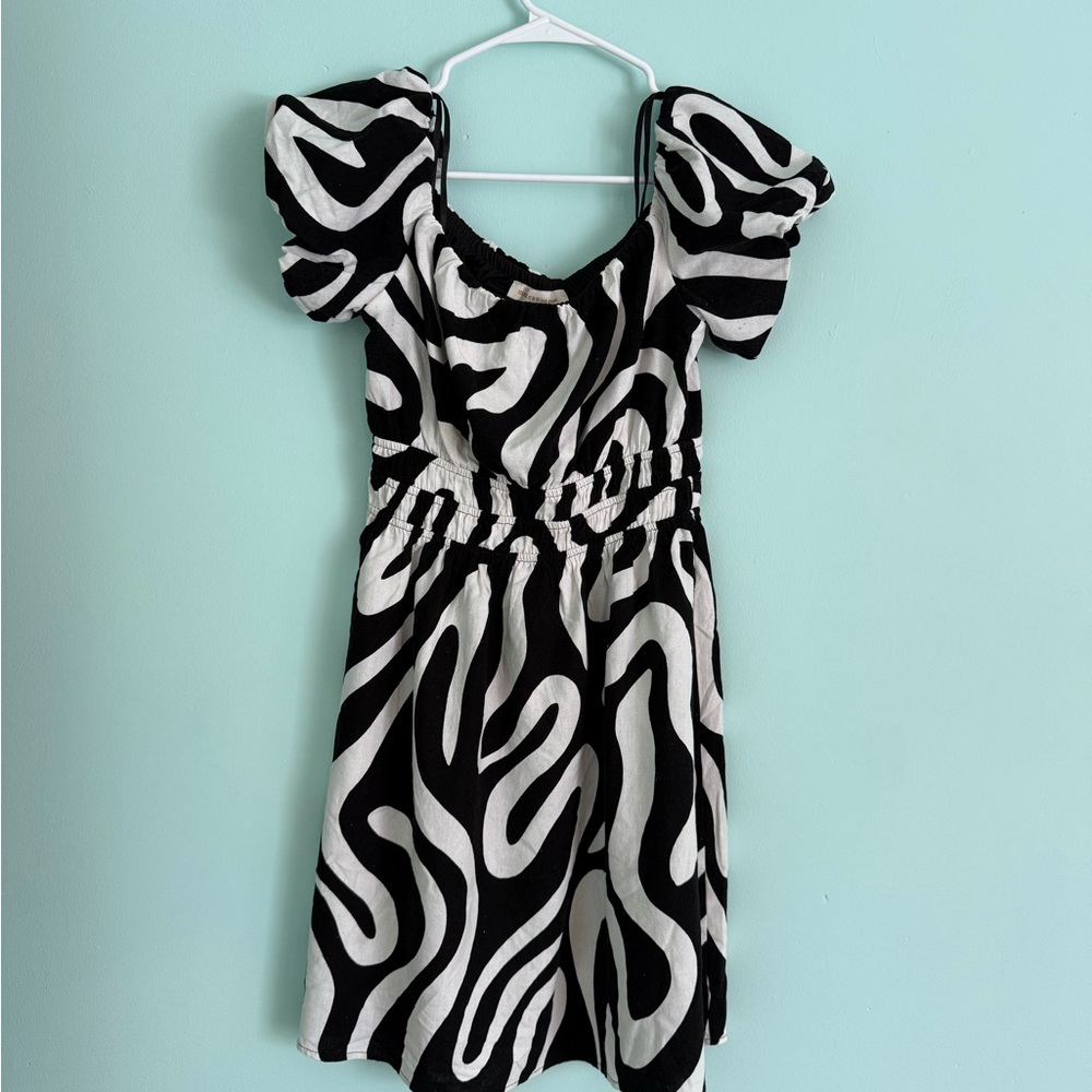 Stylish Black and White Kids Dress